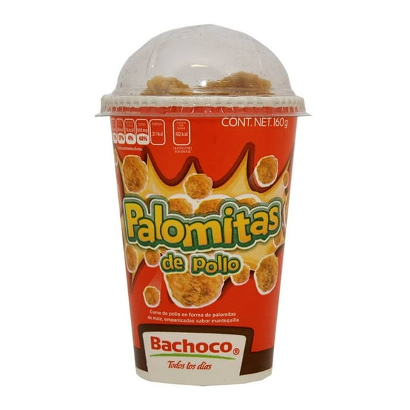 Palomitas de pollo Bachoco en vaso 160 g