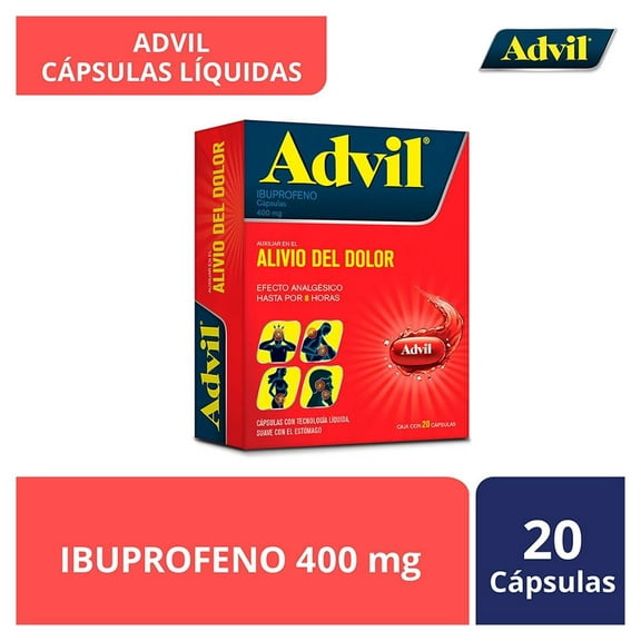 Advil 20 cápsulas 400 mg