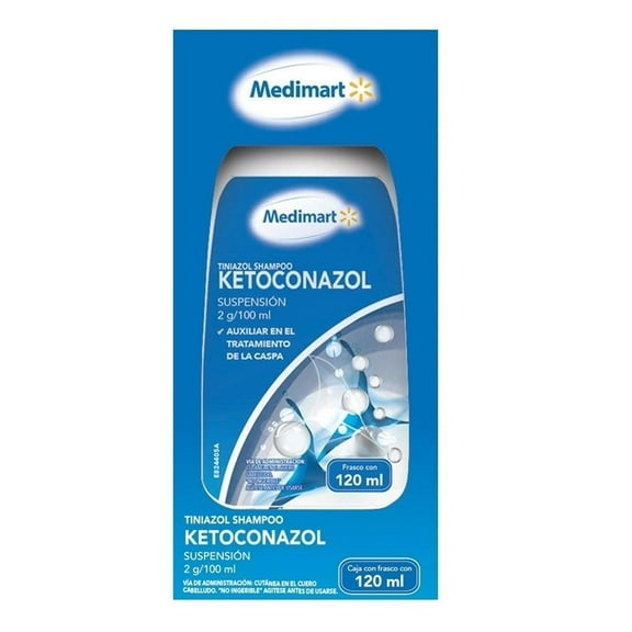 Tiniazol Shampoo Medimart 2 g/100 ml suspensión 120 ml