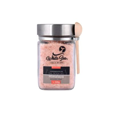 Condimento White Sea sal rosa del Himalaya molido fino 320 g