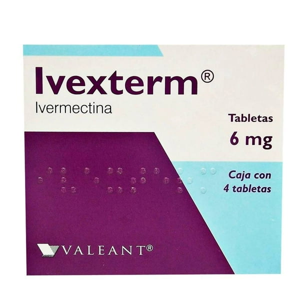 ivexterm 6 mg 4 tabletas