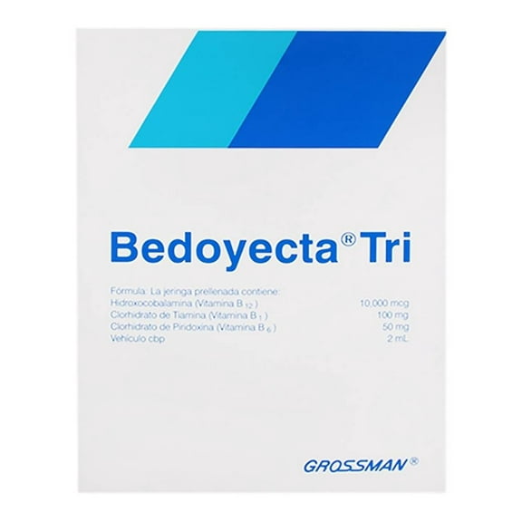 Bedoyecta Tri solución inyectable 5 pzas