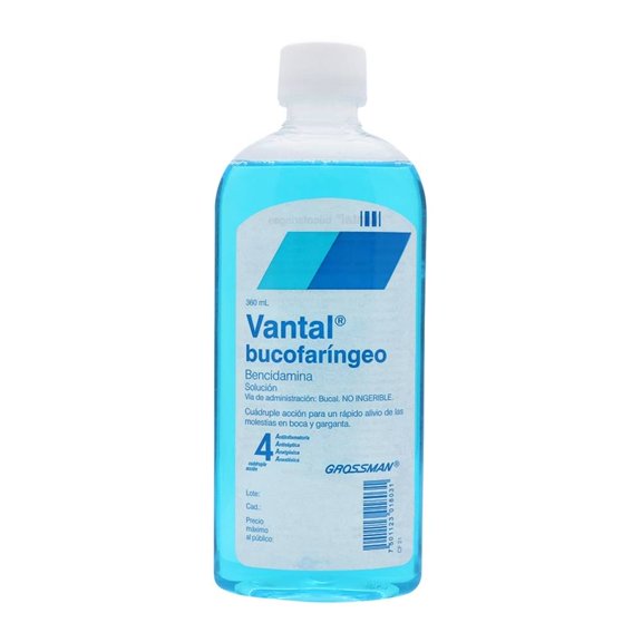 Enjuague bucal Vantal 360 ml