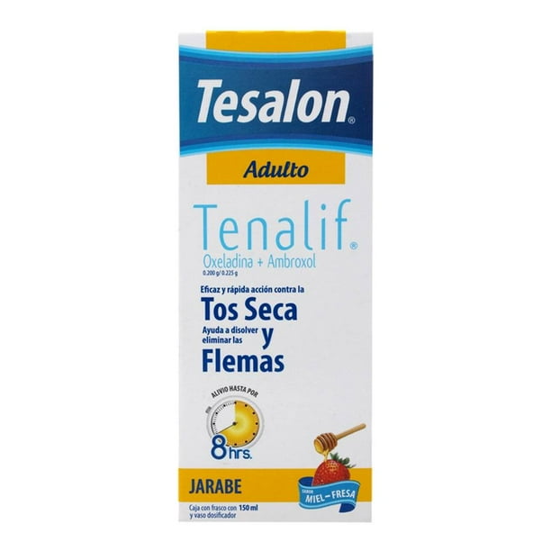 Jarabe para la tos Tesalon Tenalif adulto sabor miel limón 150 ml