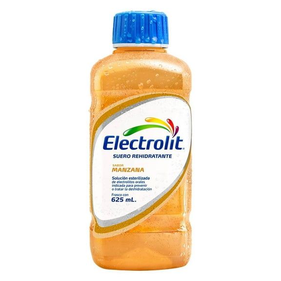 Suero rehidratante Electrolit sabor manzana 625 ml