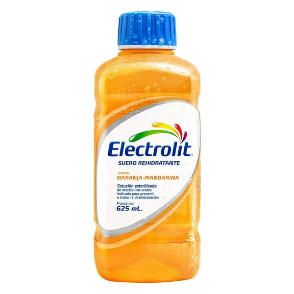 Suero rehidratante Electrolit sabor naranja mandarina 625 ml