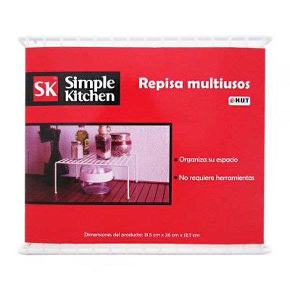 Repisa Simple Kitchen Multiusos Blanco