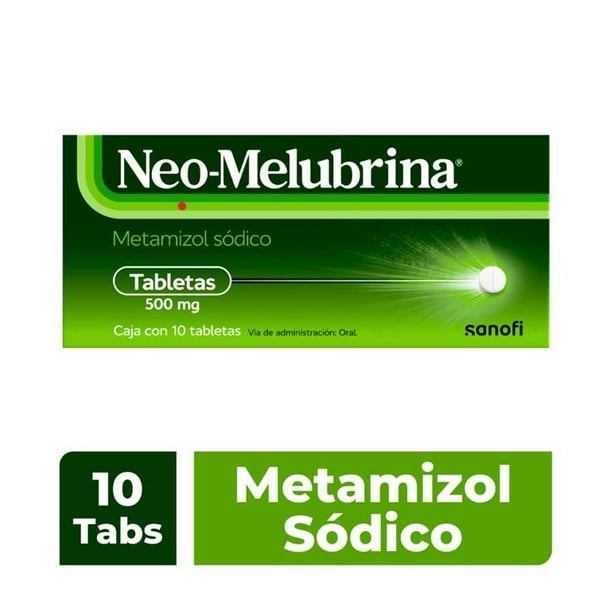 Neo-Melubrina 10 tabletas 500 mg