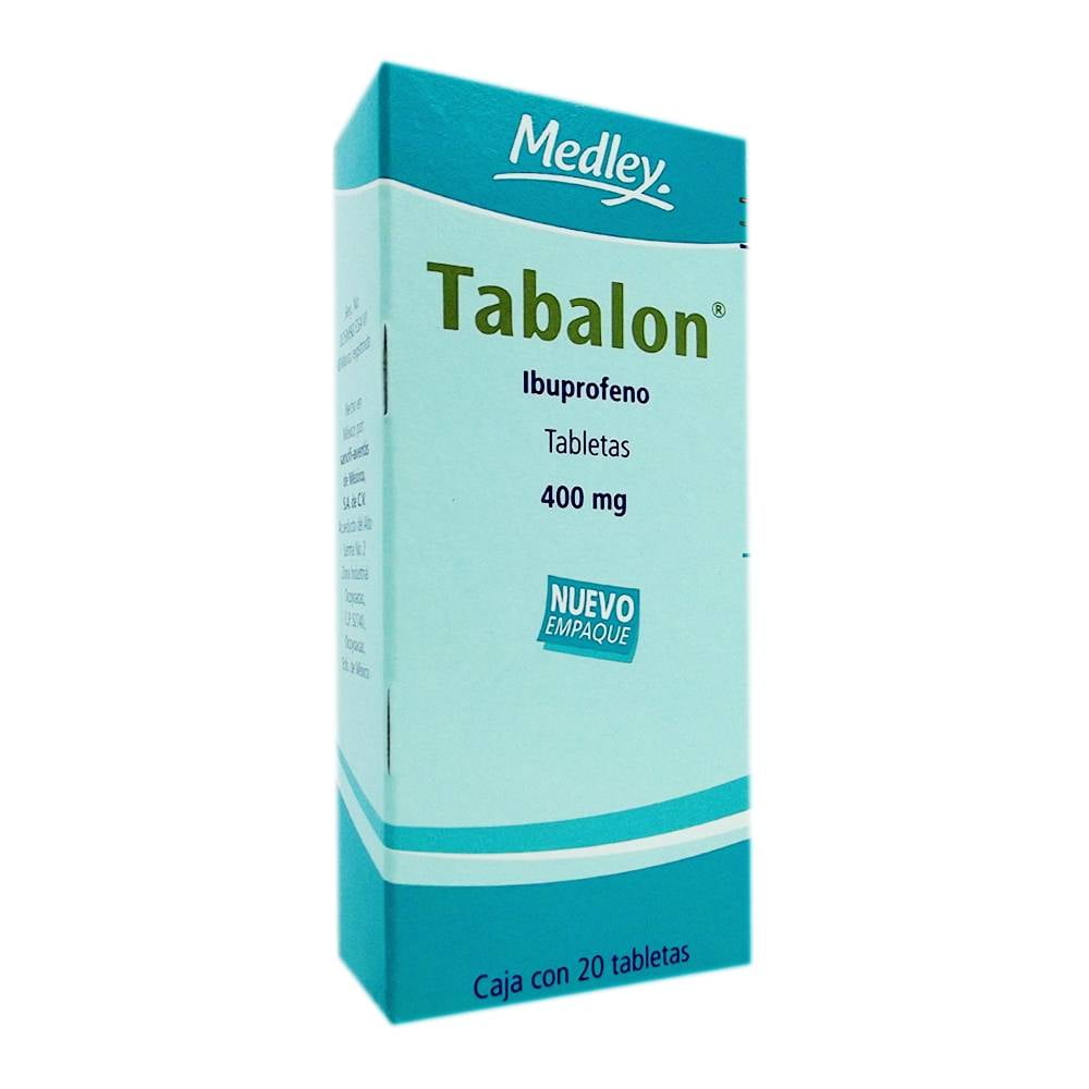 Tabalon Tabletas 20 Pzas De 400 Mg Cu Walmart 5532