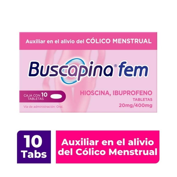 Buscapina Fem 10 tabletas 20 mg/400 mg