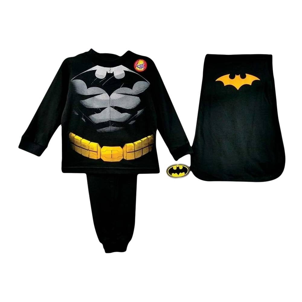 Batman Negra Con Capa Talla 3x | Walmart