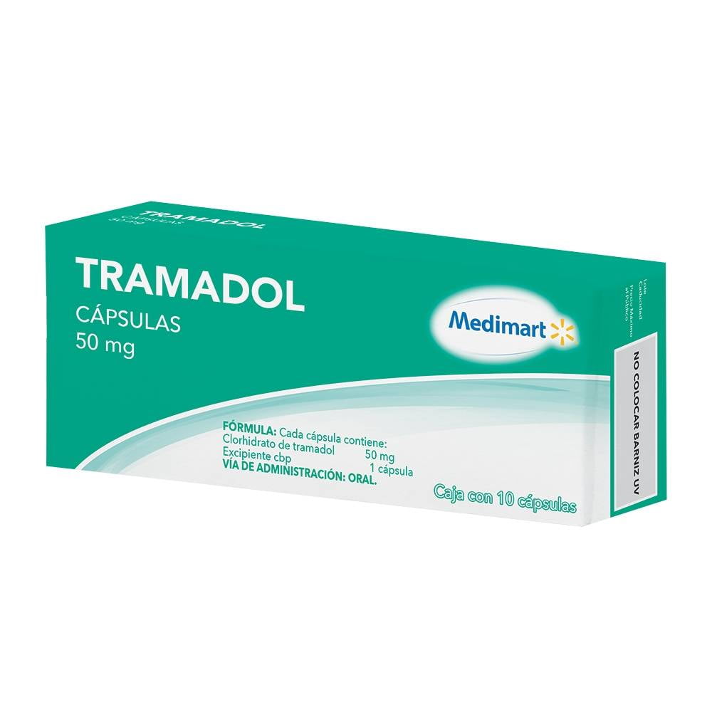 Tramadol capsulas de 50 mg