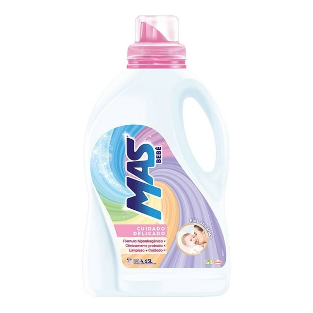 Detergente líquido MAS bebé piel sensible 4.65 l