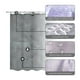 thumbnail image 3 of Cortina para baño Mobi 180x180 cm Gris, 3 of 4