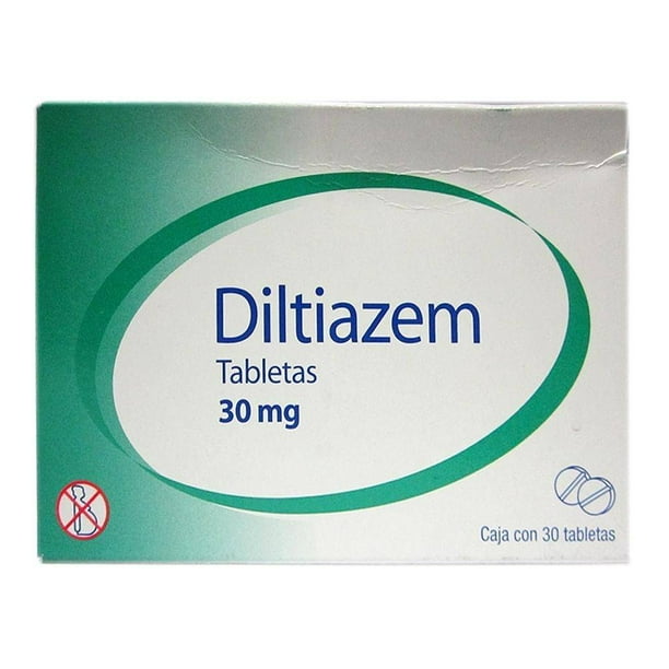 Diltiazem Medimart 30 mg 30 tabletas