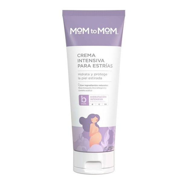 Crema corporal Mom to Mom etapa B para prevenir estrías 250 ml