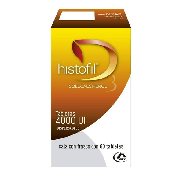 Histofil 4000 UI dispersables 60 tabletas