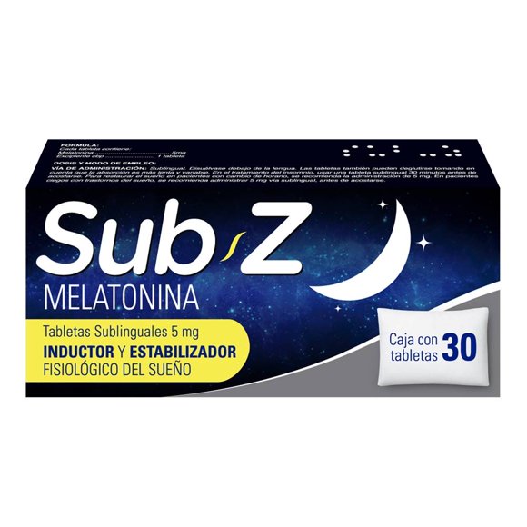 Sub Z 5 mg 30 tabletas sublinguales