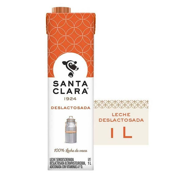 Leche Santa Clara deslactosada 1 l