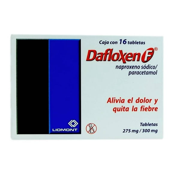 dafloxen f dafloxen tabletas 275 mg300 mg 16 pzas