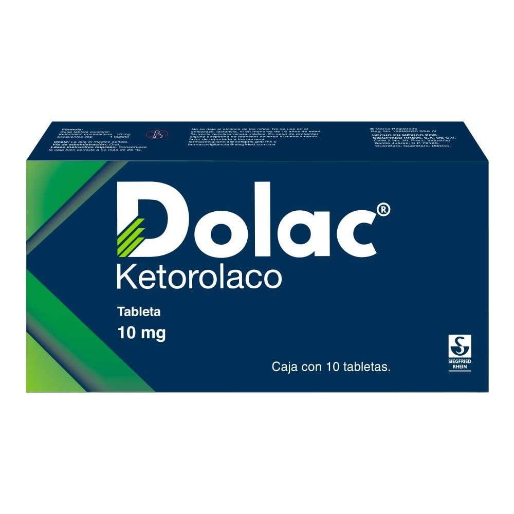 Dolac 10 mg, 10 tabletas | Walmart