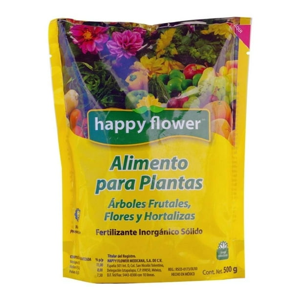 Alimento Para Plantas Happy Flower 500 Gr Walmart 5683