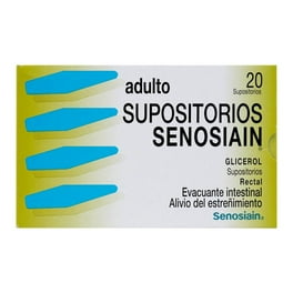 Precio Senosian adulto con 10 supositorios