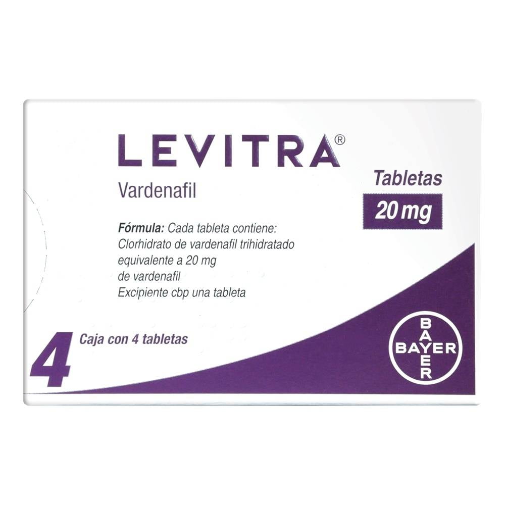 Levitra 20 Mg 4 Tabletas Walmart