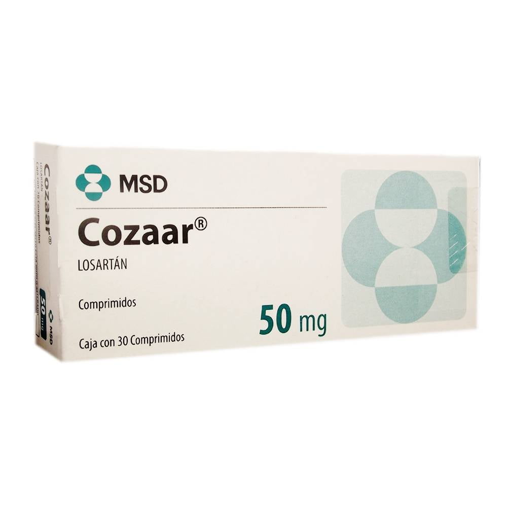 Cozaar Comprimidos 30 Pzas De 50 Mg C U Walmart