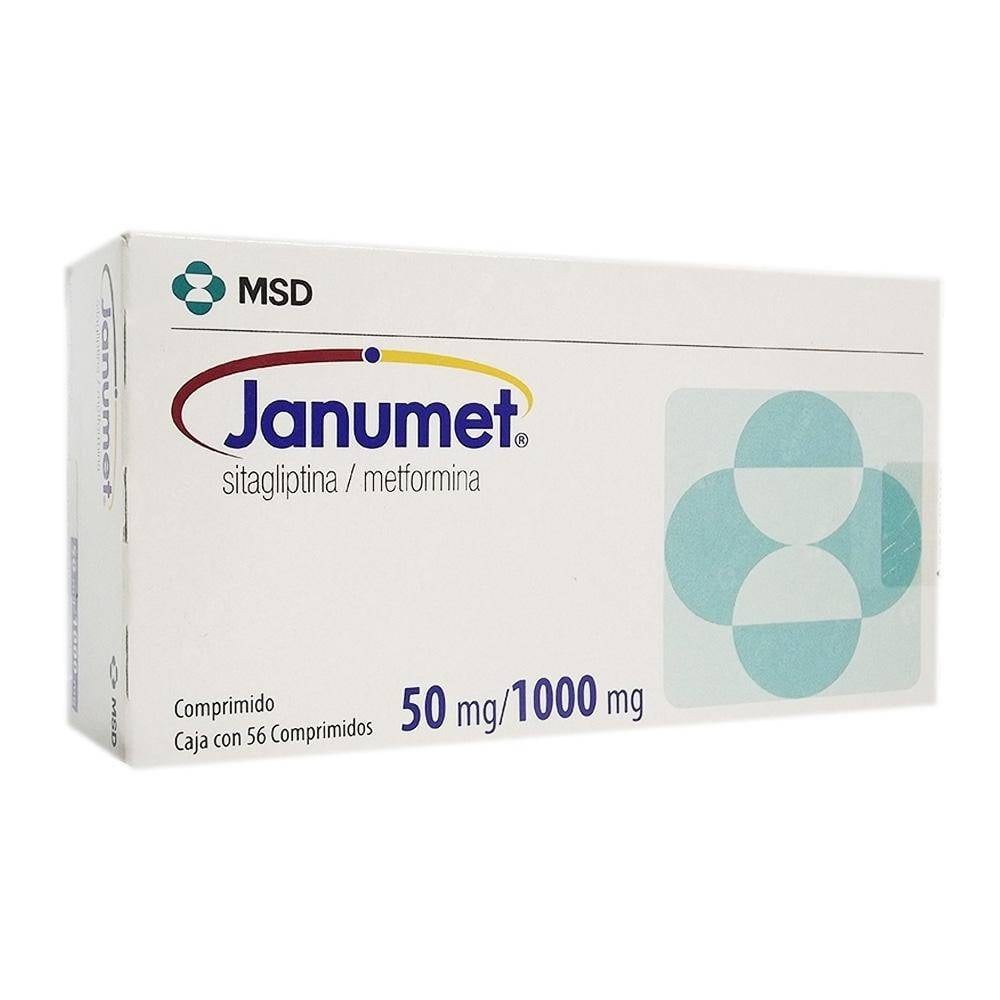 Janumet 50 mg/1000 mg 56 comprimidos Walmart