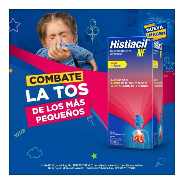 Farmacias del Ahorro, Histiacil NF jarabe tos infantil 150 ml
