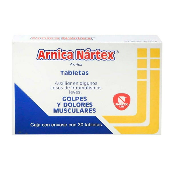 Arnica Nártex 30 tabletas