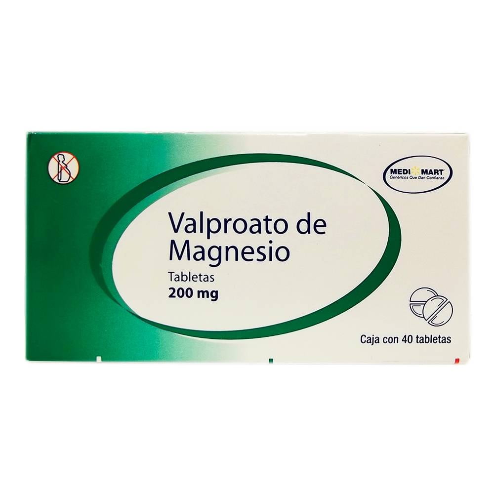 Valproato de Magnesio Medimart 200 mg 40 tabletas | Walmart