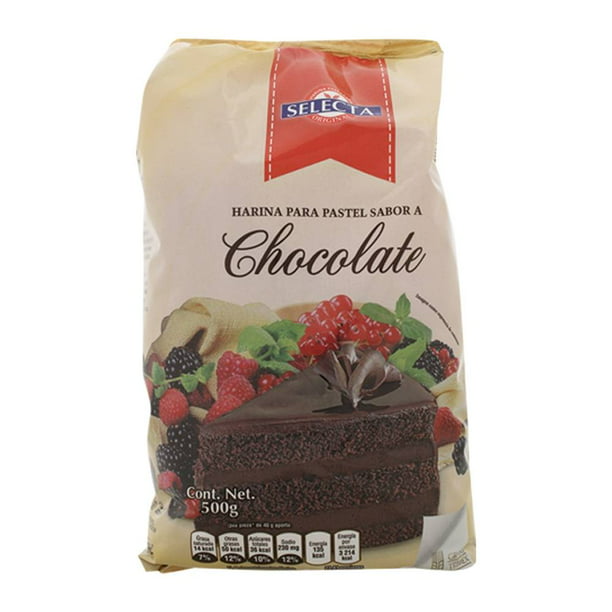 Harina para pastel Selecta sabor chocolate 500 g | Walmart
