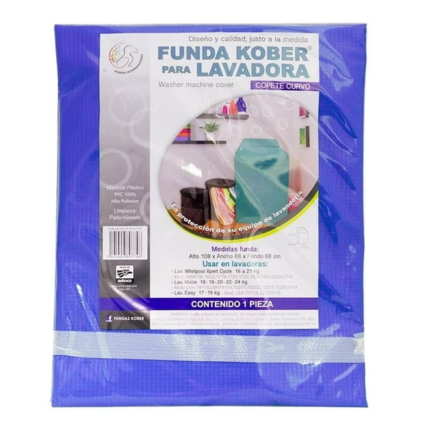 Funda para lavadora Kober para whirpool 27kg, Maytag 28 y 29kg