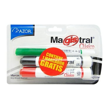 Kit de Marcadores Azor Magistral Clásico Magispack 12 piezas