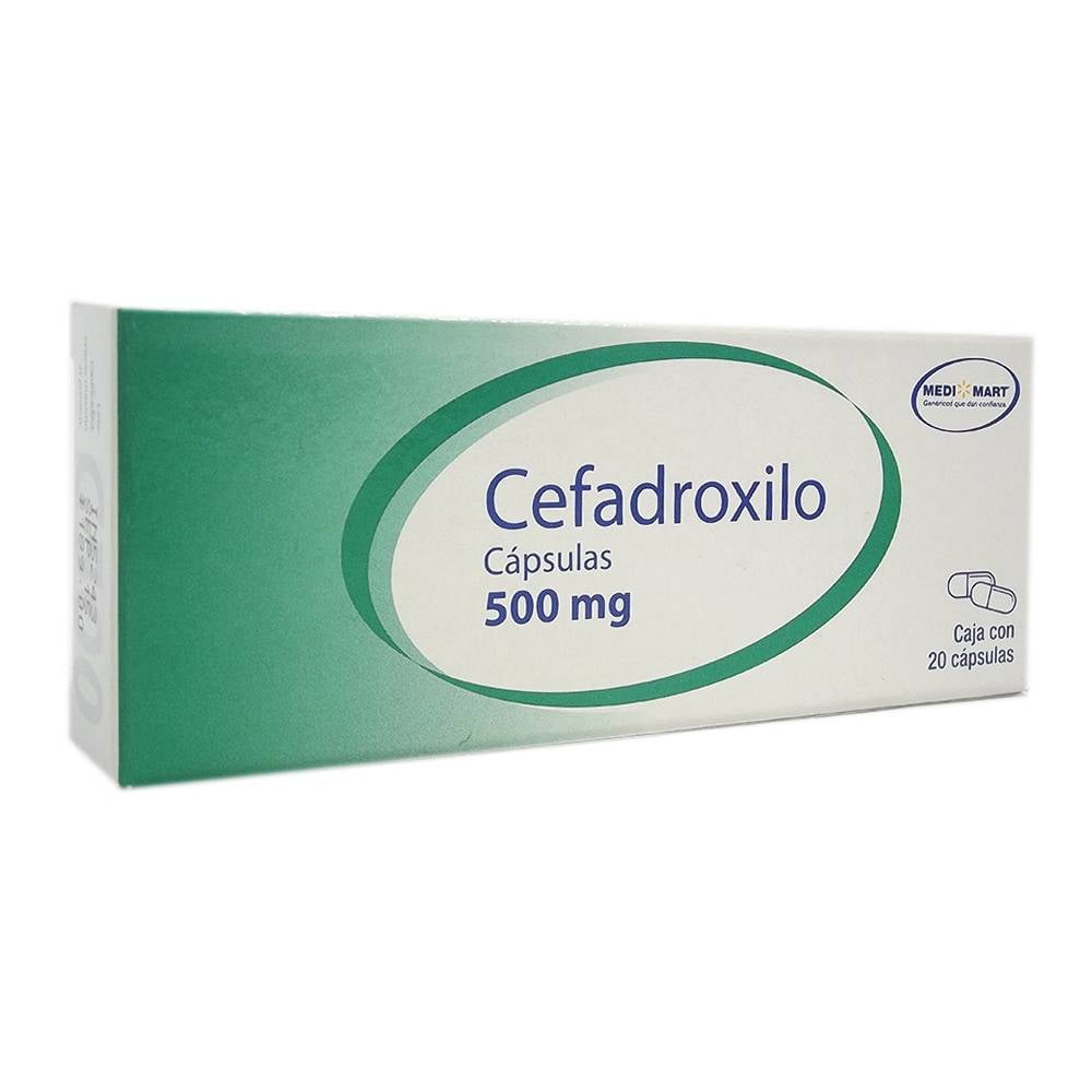 Cefadroxilo Medi Mart 500 mg 20 cápsulas | Walmart