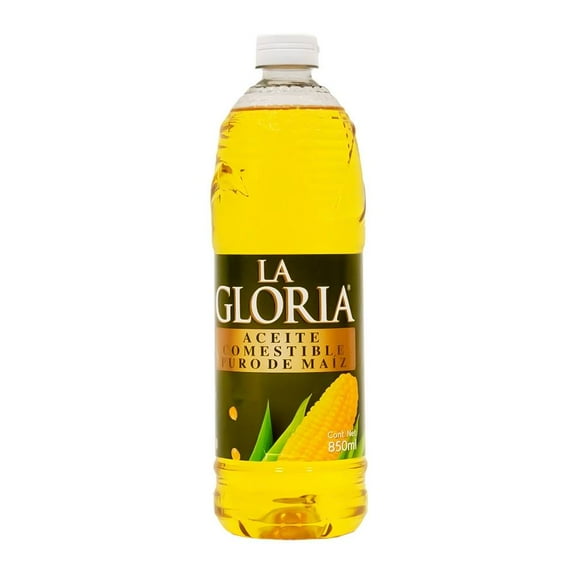 Aceite comestible La Gloria puro de maíz 850 ml