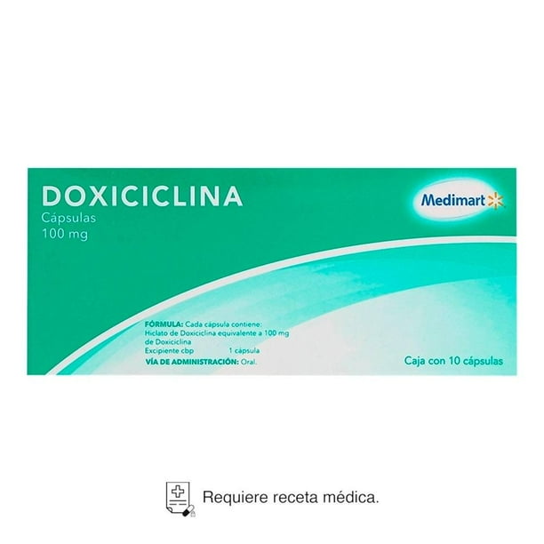 doxiciclina 200 mg precio