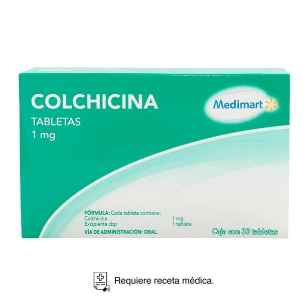 Colchicina Medimart 1 mg 30 tabletas | Walmart
