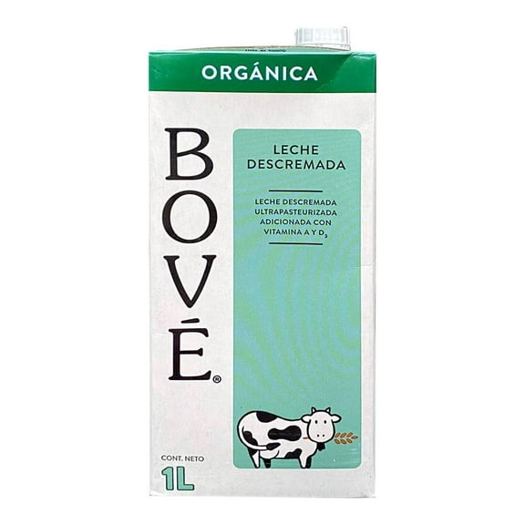 Leche Bové orgánica descremada 1 l