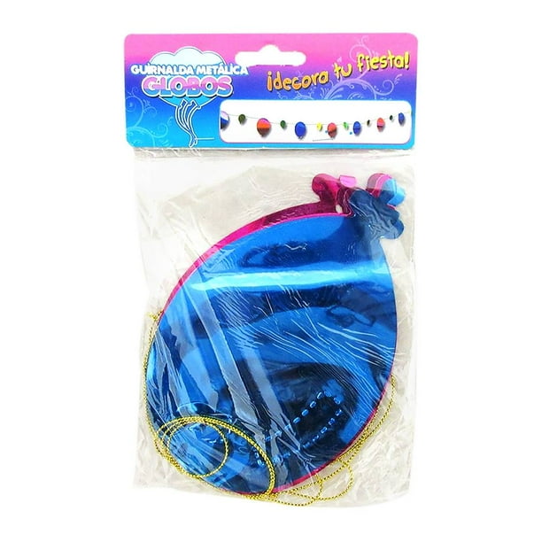 Guirnalda Euro Novelty Globos metálica 1 pieza