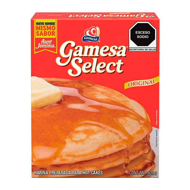 Harina para hot cakes Gamesa Aunt Jemima original 800 g | Walmart