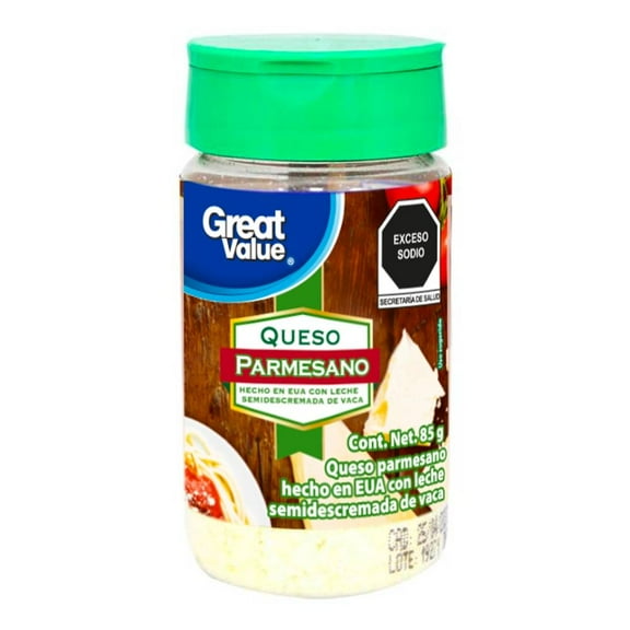 Queso parmesano Great Value 85 g