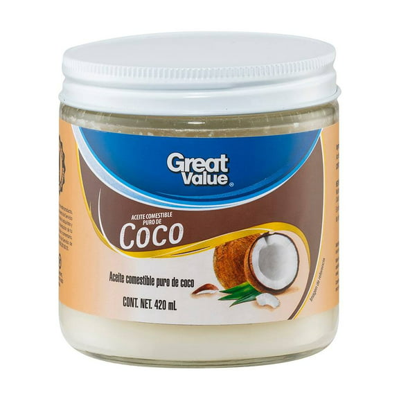 Aceite comestible Great Value puro de aguacate 500 ml