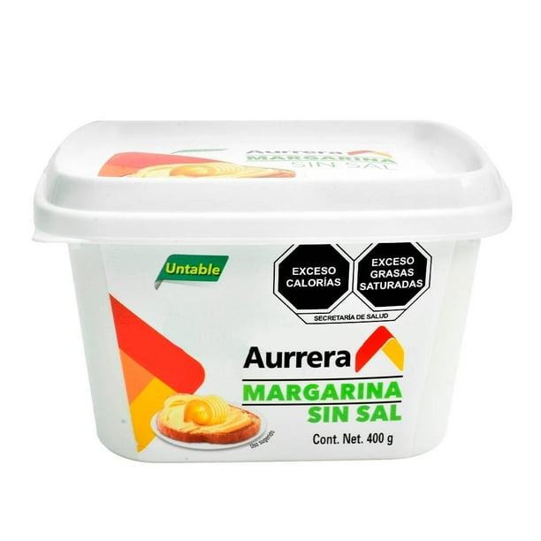 Margarina Aurrera sin sal untable 400 g