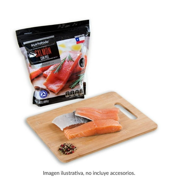 Salmón Marketside Premium con piel 500 g congelado