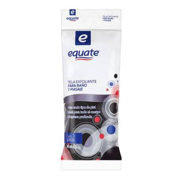 Tela exfoliante Equate para baño y masaje men 1 pza