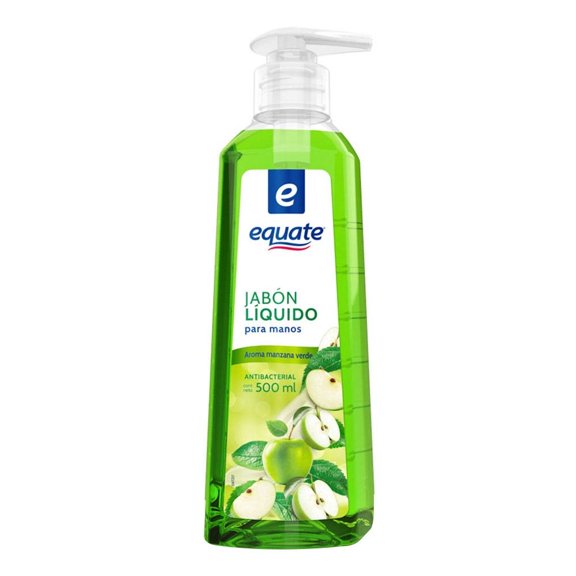 Jabón líquido para manos Equate manzana verde 500 ml