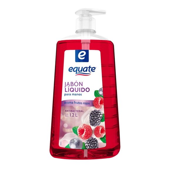 Jabón líquido para manos Equate frutos rojos 1.2 l